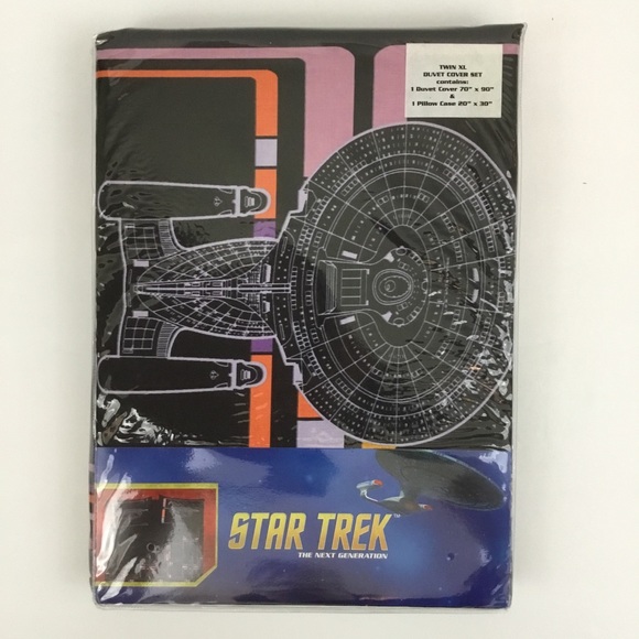 Star Trek Enterprise Duvet Cover Pillowcase TwinXL